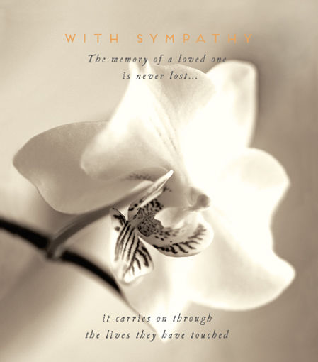 Picture of WITH SYMPATHY CARD